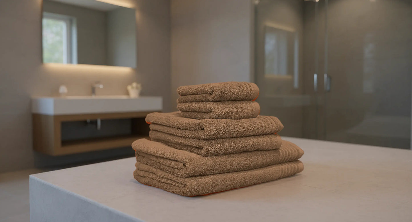 Set de 6 serviettes en éponge AquaSOFT®