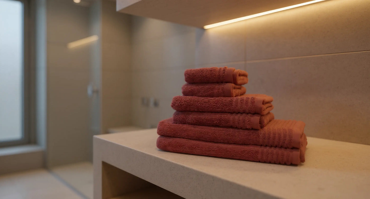 Set de 6 serviettes en éponge AquaSOFT®