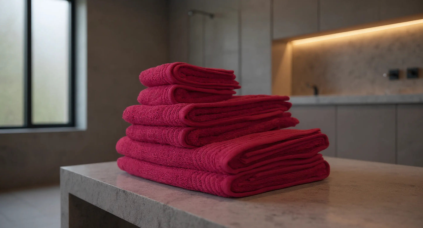 Set de 6 serviettes en éponge AquaSOFT®