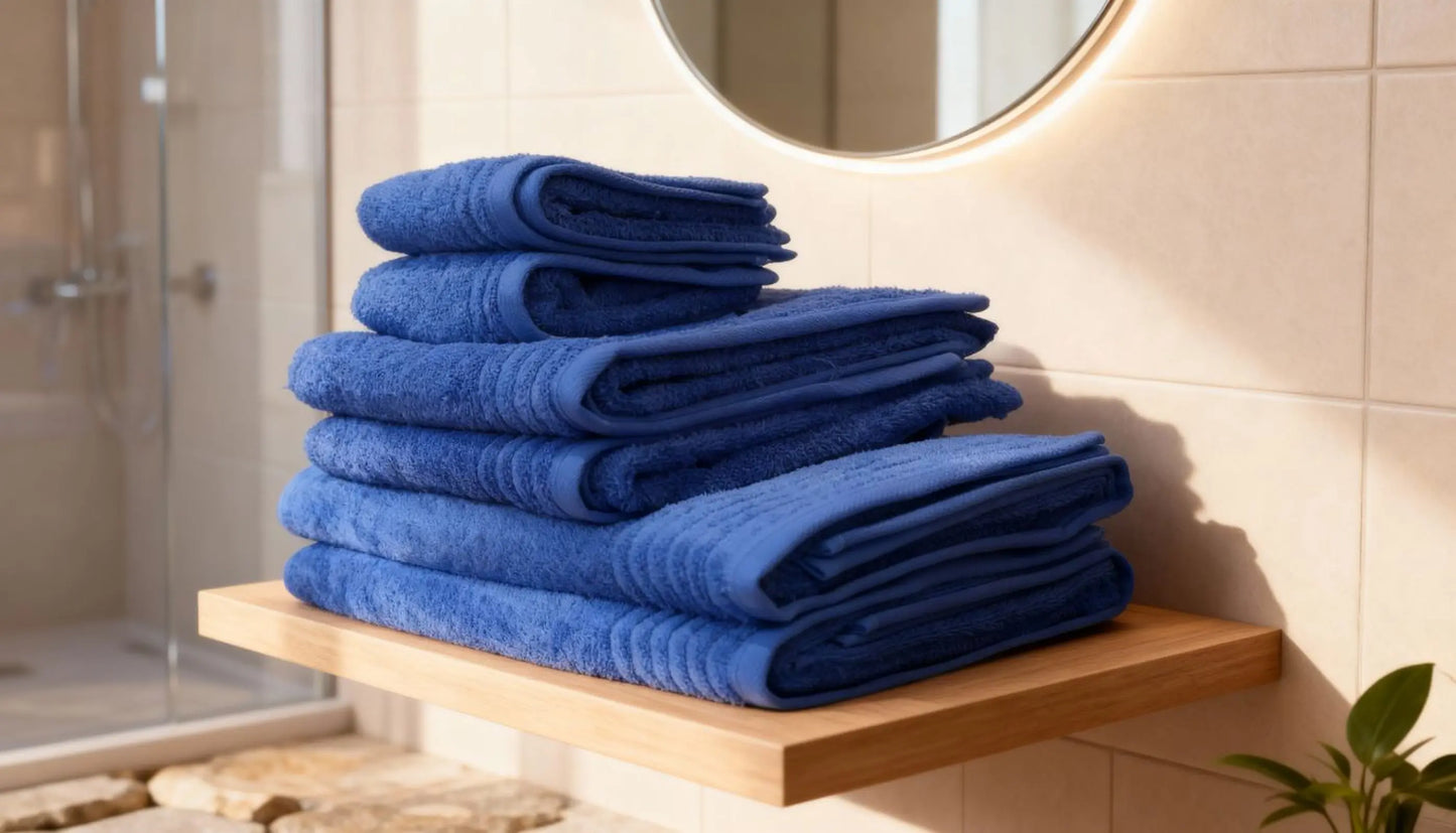 Set de 6 serviettes en éponge AquaSOFT®