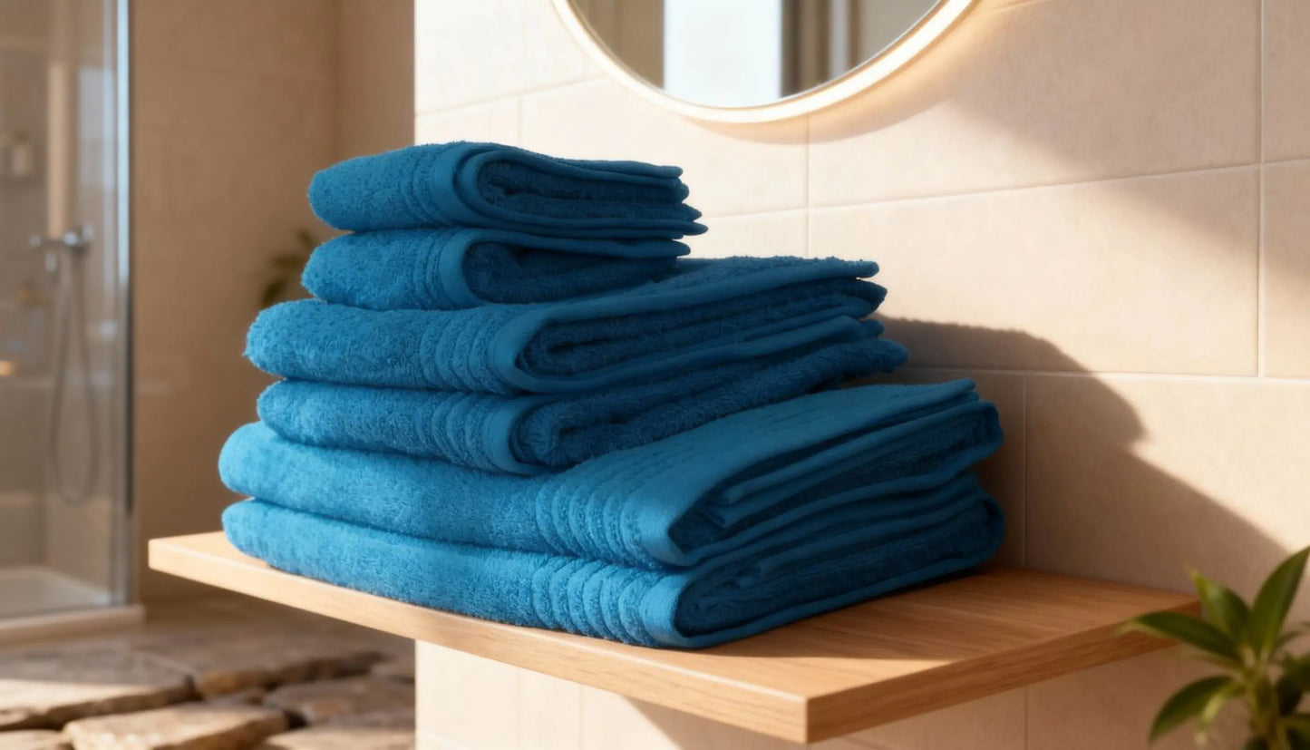 Set de 6 serviettes en éponge AquaSOFT®