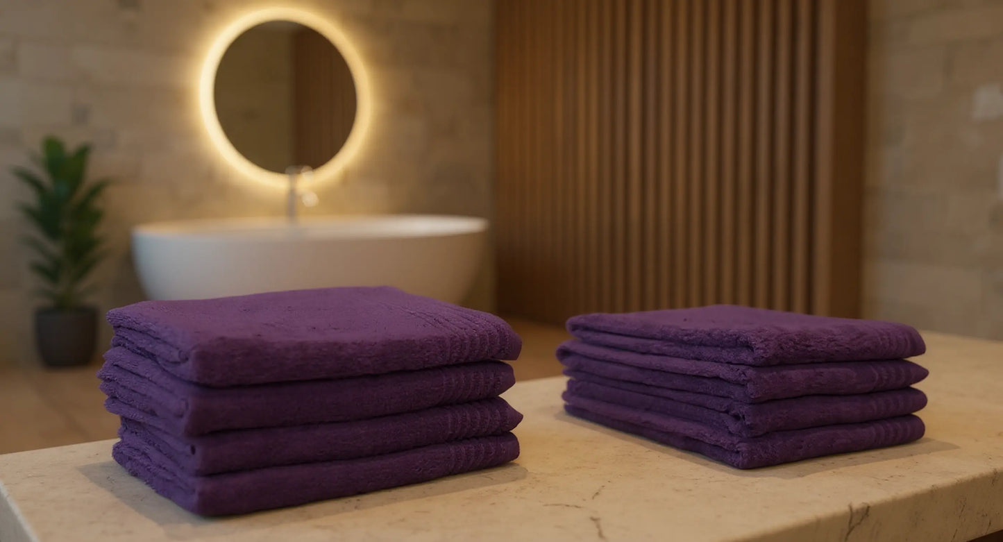 Set de 8 serviettes «XL Confort» en éponge AquaSOFT®