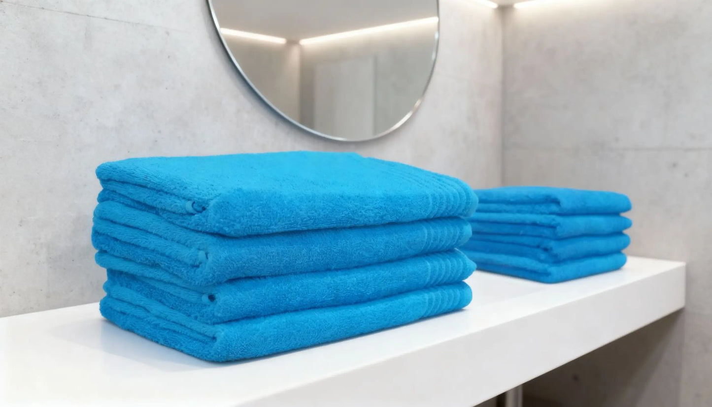 Set de 8 serviettes «XL Confort» en éponge AquaSOFT®