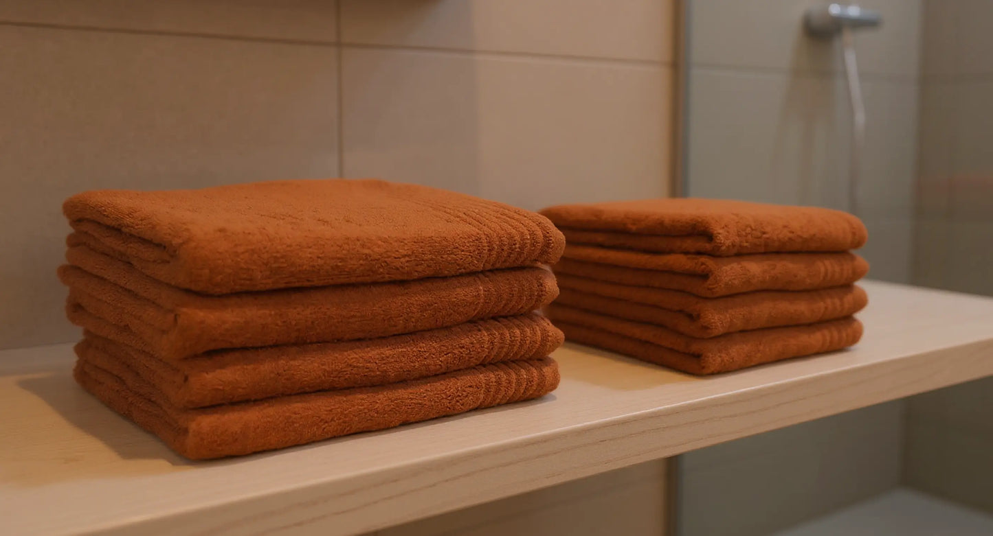 Set de 8 serviettes «XL Confort» en éponge AquaSOFT®