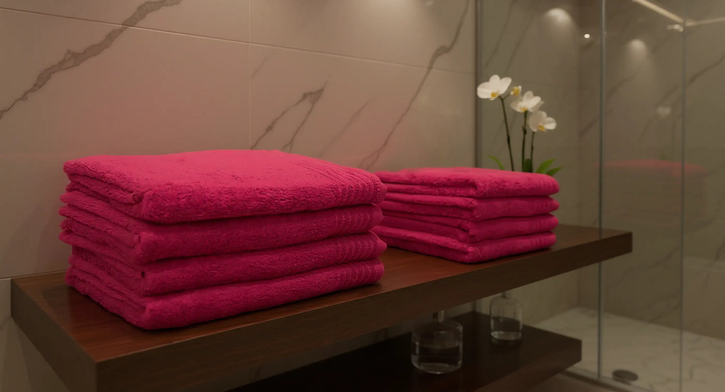 Set de 8 serviettes «XL Confort» en éponge