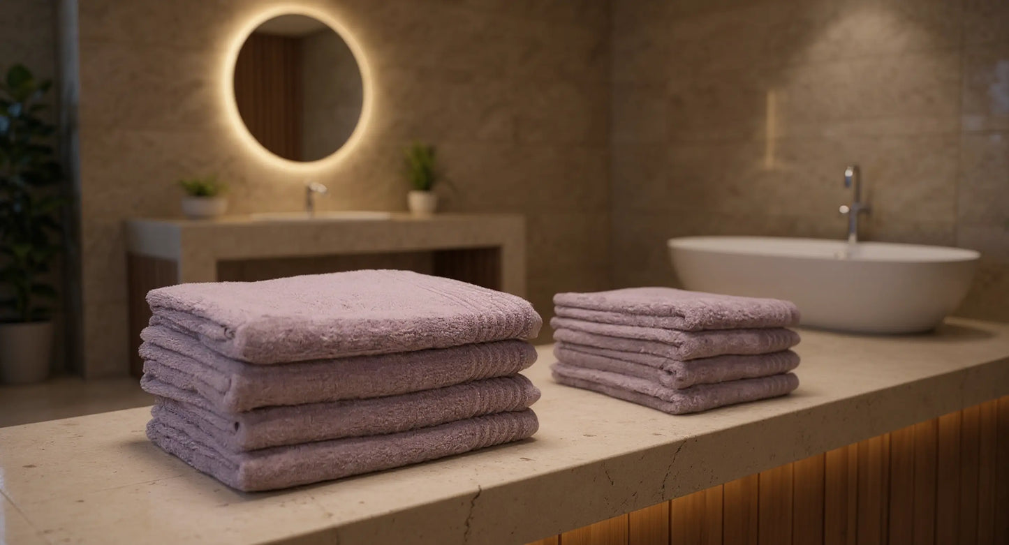 Set de 8 serviettes «XL Confort» en éponge AquaSOFT®