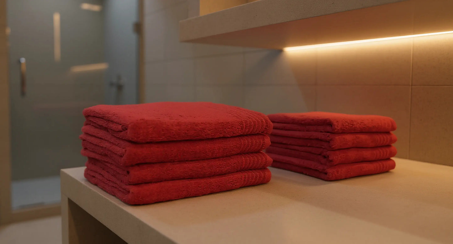 Set de 8 serviettes «XL Confort» en éponge AquaSOFT®