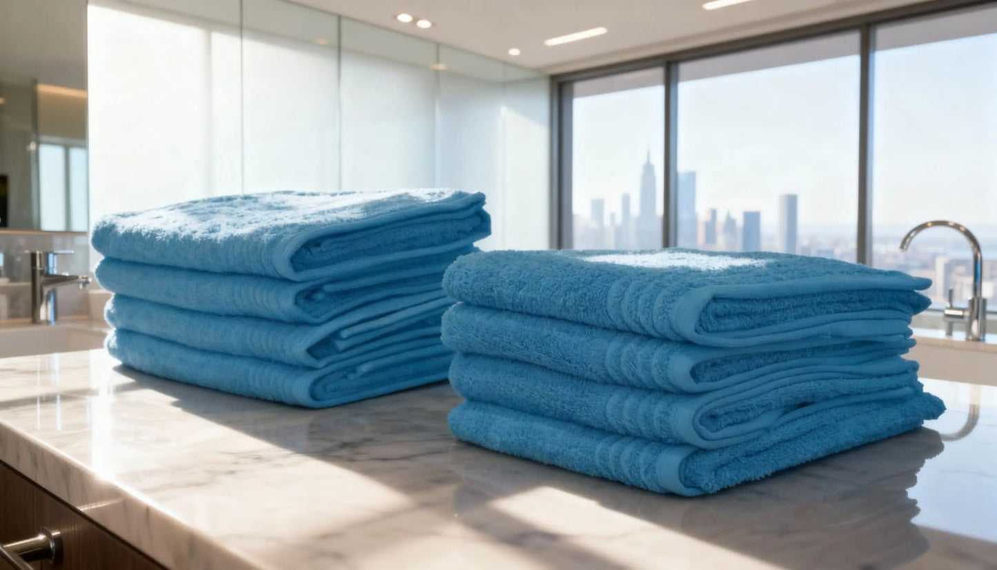 Set de 8 serviettes «XL Confort» en éponge AquaSOFT®