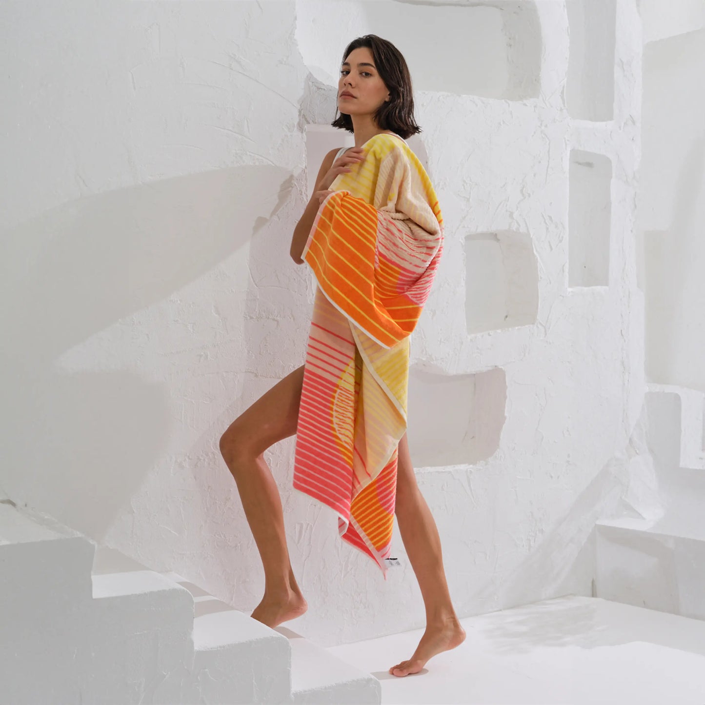 Serviette de plage 75×150 cm BeachWarm AquaSOFT® Riviera