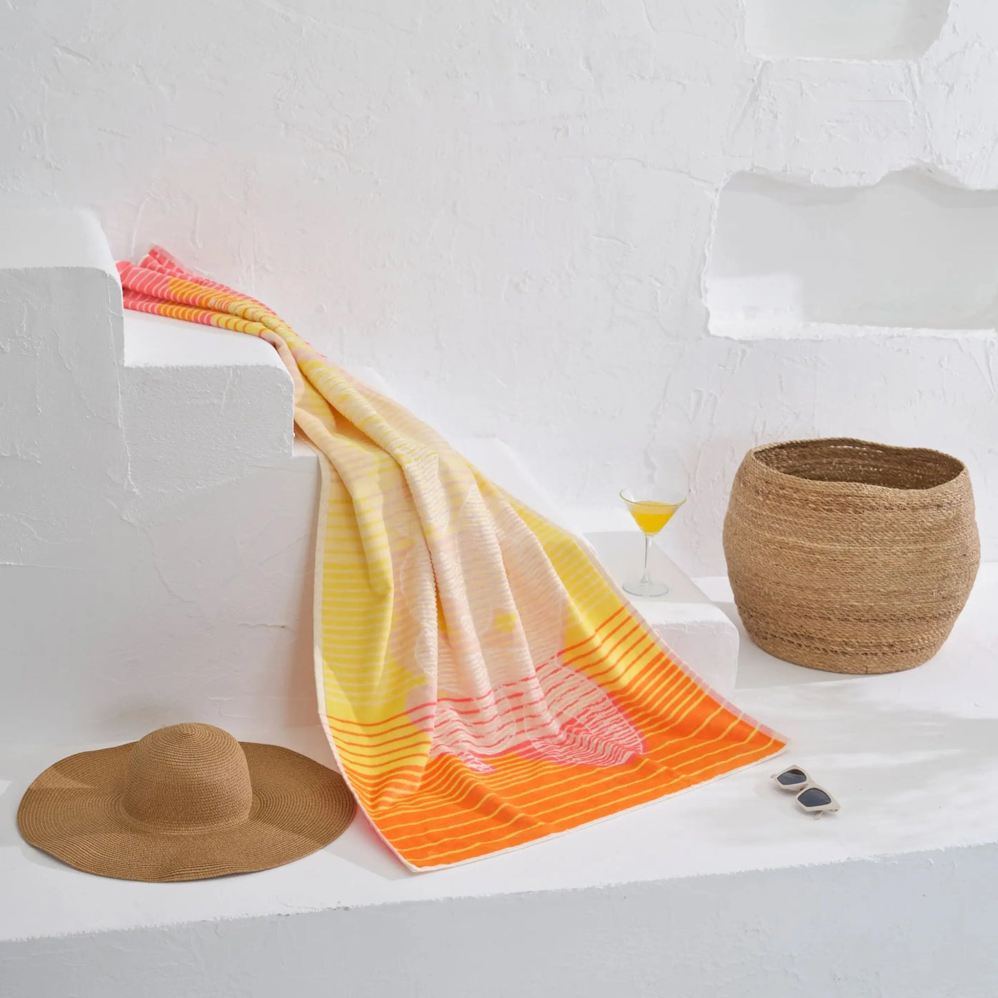 Serviette de plage 75×150 cm BeachWarm AquaSOFT® Riviera