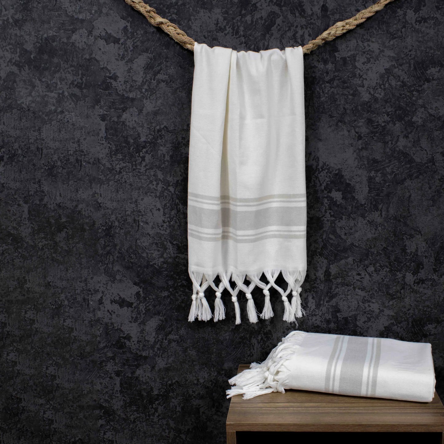 Ensemble de serviettes de plage et de hammam AquaSOFT® Peshtemal