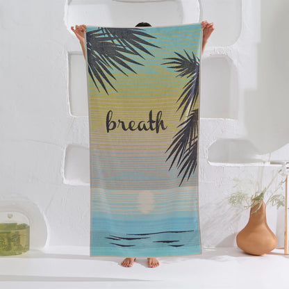 Serviette de plage 75×150 cm Sunrise AquaSOFT® Riviera