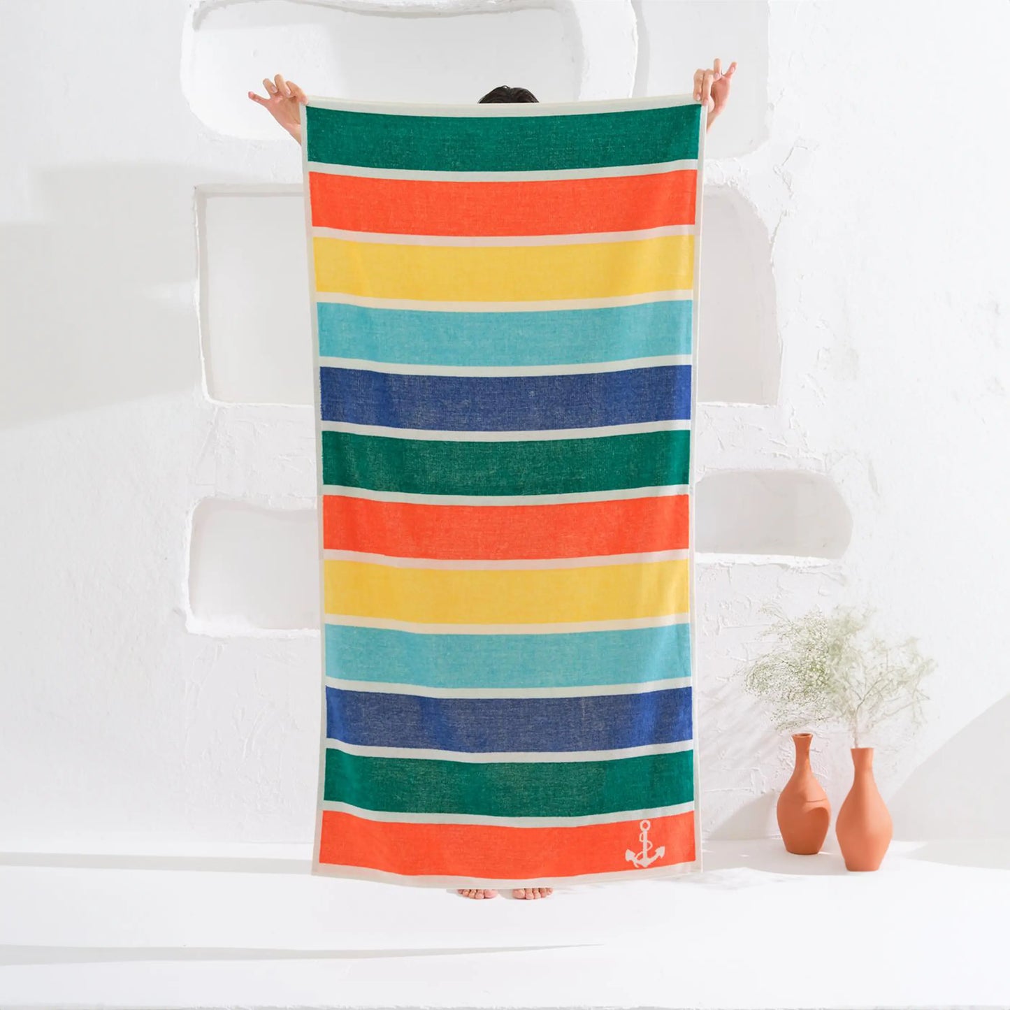 Serviette de plage 75×150 cm Leto AquaSOFT® Riviera