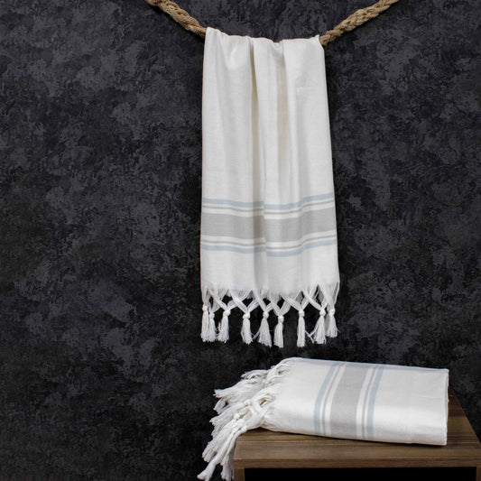 Ensemble de serviettes de plage et de hammam AquaSOFT® Peshtemal