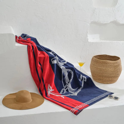 Serviette de plage 90×160 cm Poseidon AquaSOFT® Riviera