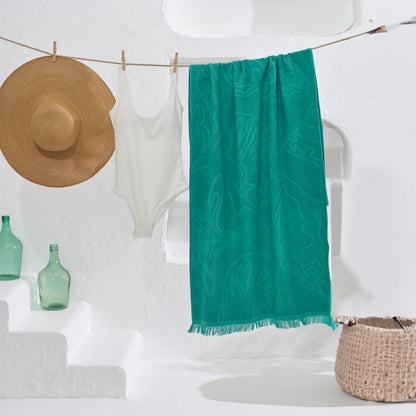 Serviette de plage 70×150 cm Shell AquaSOFT® Riviera