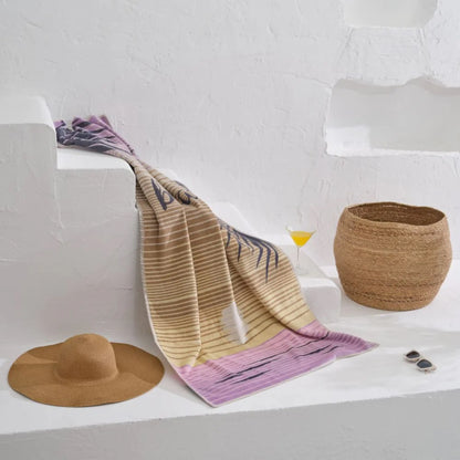 Serviette de plage 75×150 cm Sunset AquaSOFT® Riviera