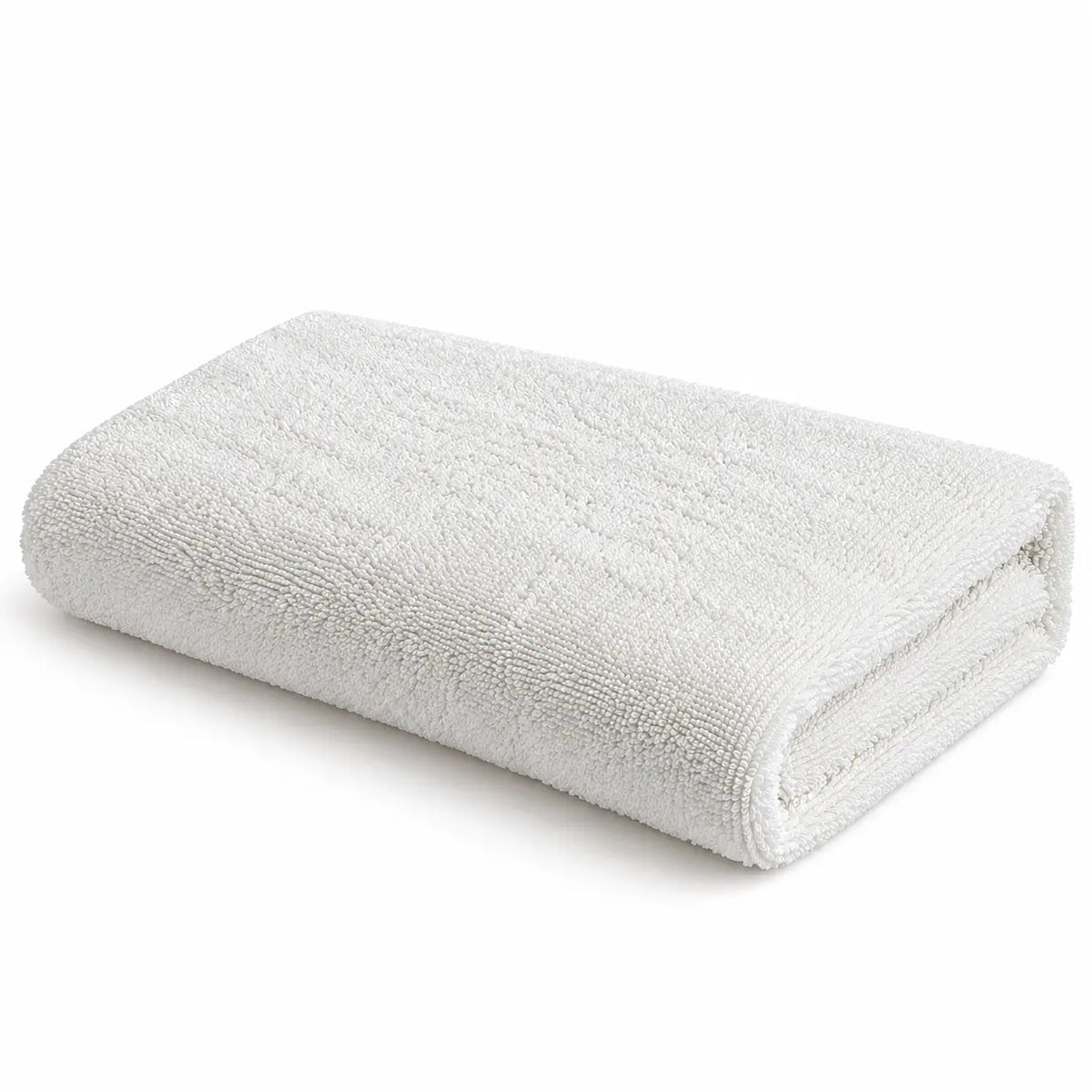 Serviette DURABLE en coton retors – Blanc, 600 g/m²