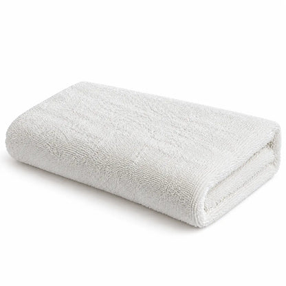 Serviette DURABLE en coton retors – Blanc, 600 g/m²