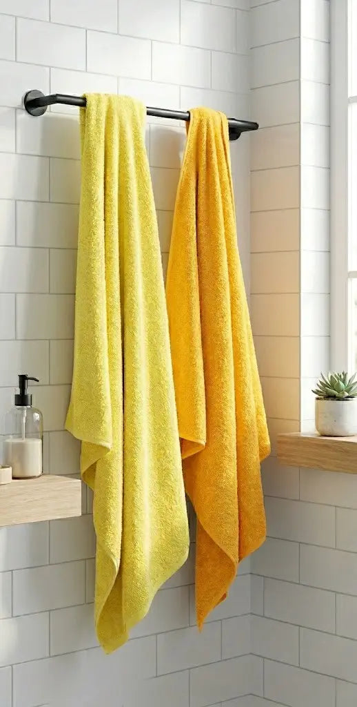 Hellgelb und Maisgelb im Vergleich