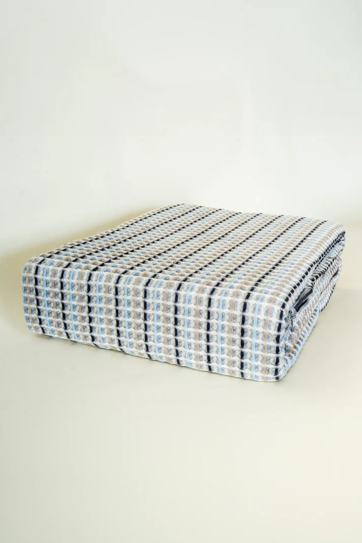 Couvre-lit gaufré pastel 230×285 cm