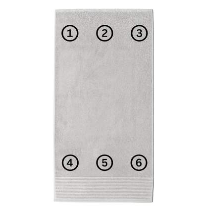 Serviette éponge personnalisée